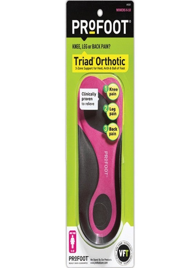 ProFoot Triad Orthotic Women's 6-10 One Pair ( Pack of 5 ) - Image 1
